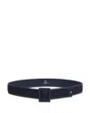 Weekend Max Mara Raffia Effect Belt In Blue