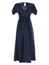 Weekend Max Mara Women's Bronzo Jersey Dress Navy | Size Medium | 2515621082600008 In Navy