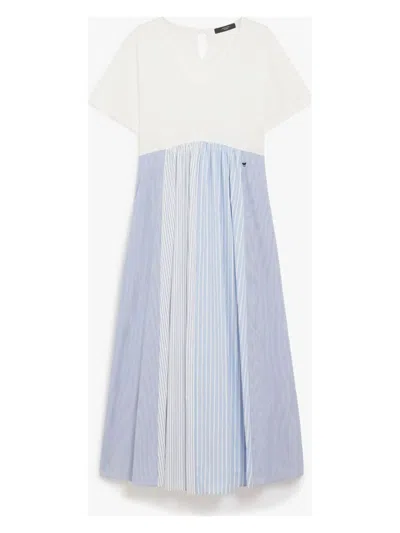 WEEKEND MAX MARA WOMEN'S BRONZO JERSEY DRESS WHITE | SIZE XL | 2515621082600001