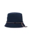 Weekend Max Mara Canvas Bucket Hat In Blue