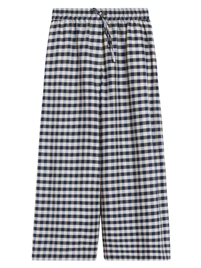 Weekend Max Mara Women's Cotton And Ramie Batavia Trousers In Multi