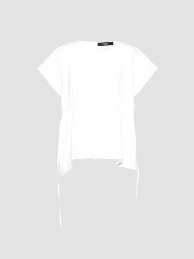 Weekend Max Mara Women's Cotton Poplin Blouse In White