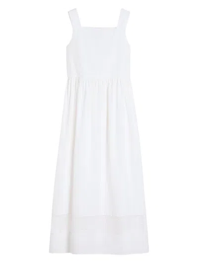 Weekend Max Mara Sleeveless Dress In White