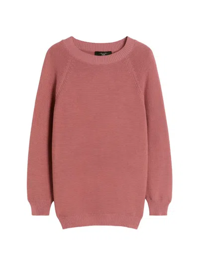 Weekend Max Mara Women's Cotton Sweater In Pink