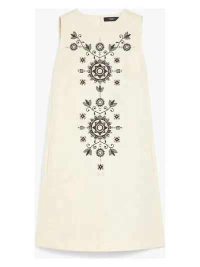 WEEKEND MAX MARA WOMEN'S DONALD DRESS BEIGE | SIZE 48 | 2515221012600004