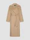Weekend Max Mara Women's Double Wool Blend Coat In Neutral