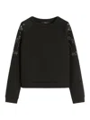 Weekend Max Mara Long-sleeved Sweatshirt In Black
