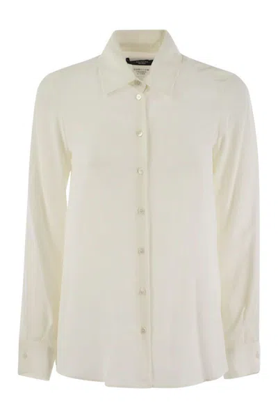 Weekend Max Mara Women's Geo - Pure Silk Shirt In Ivory