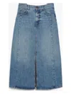 Weekend Max Mara Belt-loop Skirt In Navy