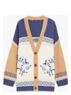 Weekend Max Mara Long-sleeved Cardigan In Navy