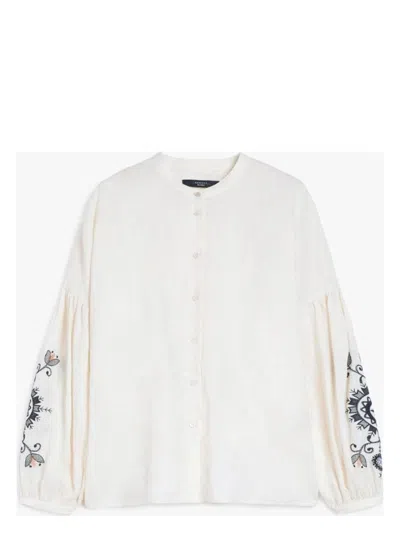 WEEKEND MAX MARA WOMEN'S ILEX SHIRT BEIGE | SIZE 38 | 2515111122600022
