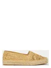 Weekend Max Mara Espadrillas Effetto Rafia In Ocre