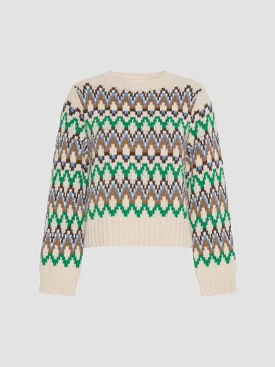 Weekend Max Mara Women's Jacquard Wool And Cashmere Sweater In Multi