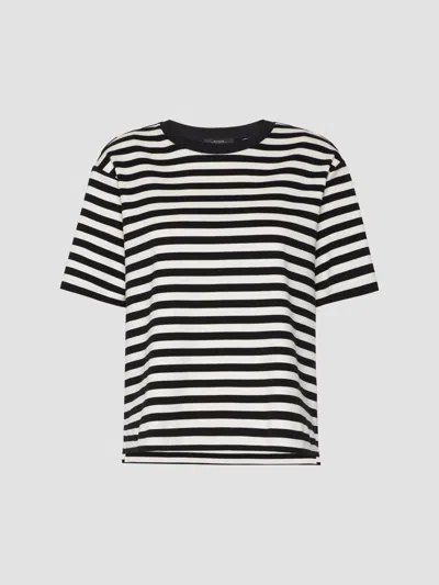 Weekend Max Mara Women's Jersey Boxy T-shirt In Black