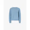 Weekend Max Mara Womens Light Blue Ghiacci Alpaca Wool-blend Knitted Jumper In Light Blue