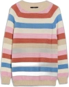 Weekend Max Mara Womens Multicolour Linz Striped Cotton Jumper In Multicolour