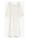Weekend Max Mara Luglio Linen Midi Dress In Beige