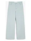 Weekend Max Mara Medina Wide Leg Pant In Pastel Green In Green