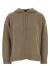 Weekend Max Mara Felpa Jerez In Misto Lana Fango  Donna In Brown