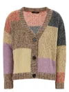 Weekend Max Mara Multicolor Acrylic Blend Camera Cardigan