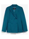 Weekend Max Mara Wool Blazer In Navy