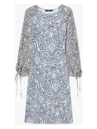 WEEKEND MAX MARA WOMEN'S ORATA JERSEY DRESS LILAC | SIZE MEDIUM | 2515621071600002