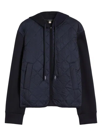 WEEKEND MAX MARA WOMEN'S PADDED HOODED JACKET IN WATER REPELLENT CANVAS AND JERSEY