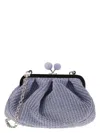 Weekend Max Mara Palmas - Raffia-effect Pastry Bag