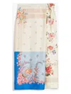 Weekend Max Mara Omens Peggi Floral-print Silk Midi Skirt Ivory In Beige