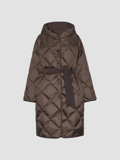 WEEKEND MAX MARA WOMEN'S REVERSIBLE DOWN COAT IN TECHNICAL TWILL