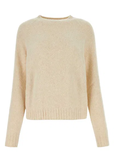 WEEKEND MAX MARA WOMEN'S SAND STRETCH ALPACA BLEND GHIACCI SWEATER