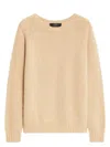 Weekend Max Mara Camel Stretch Alpaca Blend Ghiacci Sweater In Nude