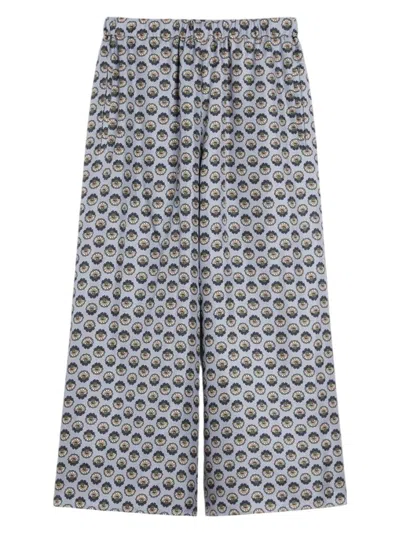 WEEKEND MAX MARA WOMEN'S TORTONA LONG TROUSER LIGHT BLUE | SIZE IT 48 | 2525136071600002