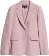 Weekend Max Mara Single-breasted Uva Blazer In Pink