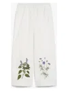 Weekend Max Mara Women's Volante Long Trouser White | Size 44 | 2515131112600001 In White