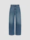 Weekend Max Mara Madia Belted Wide-leg Jeans In Multi