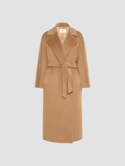Weekend Max Mara Women's Wool And Alpaca Teddy Coat In Brown