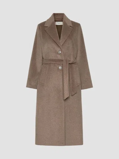 Weekend Max Mara Women's Wool And Alpaca Teddy Coat In Marron Glace