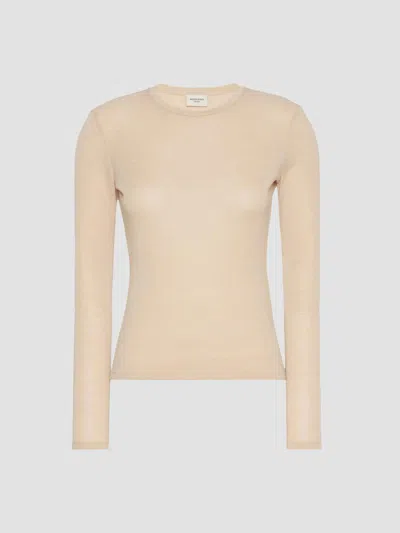 Weekend Max Mara Women's Wool And Silk Gauze Jersey T-shirt In Neutral