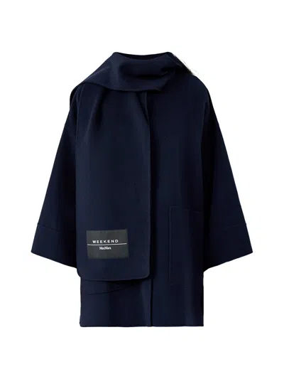 Weekend Max Mara Womens Fulcro Short Coat In Blue