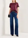 Weekend Max Mara Womens Zona Jersey Body Top In Burgundy