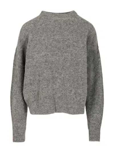 Weekend Max Mara Wool And Alpaca Sweater Knitwear Grey