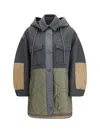 Weekend Max Mara Wool And Technical Fabric Jacket In Gray