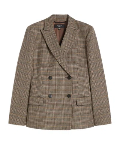 Weekend Max Mara Wool Batavia Blazer In Brown