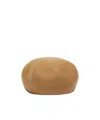 Weekend Max Mara Wool Beret In Brown