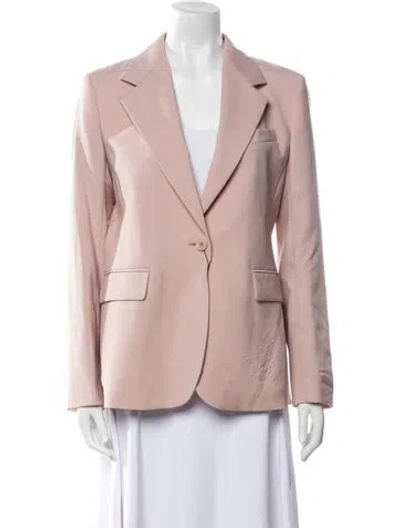 Pre-owned Weekend Max Mara Wool Blazer In Pink