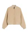 Weekend Max Mara Patch-detail Wool-blend Jacket In Neutral