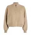 Weekend Max Mara Patch-detail Wool-blend Jacket In Brown