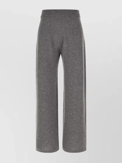 WEEKEND MAX MARA WOOL BLEND WIDE LEG JOGGERS WITH ELASTIC WAISTBAND