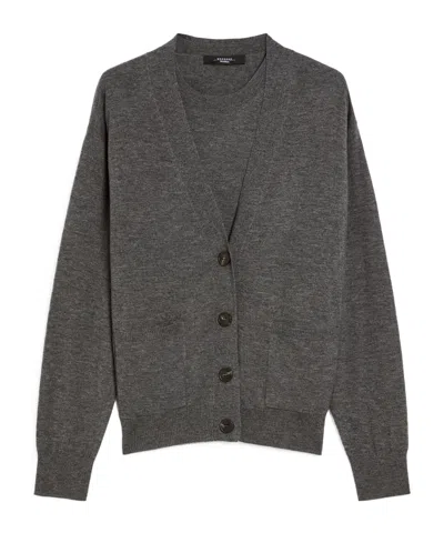 Weekend Max Mara Wool Cashmere Suit In Black